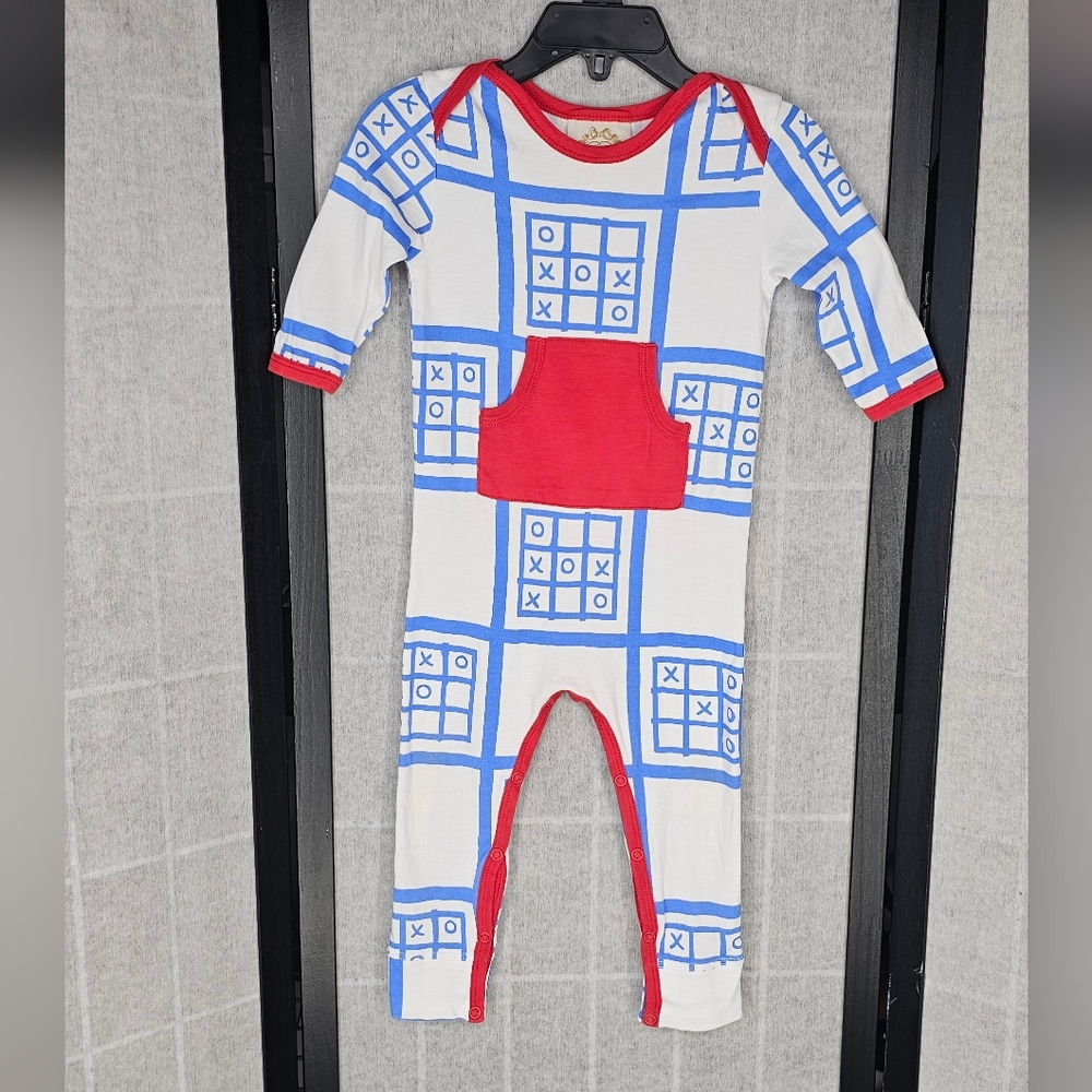 TBBC Rompers size 12-18 months multi 100%Pima cotton